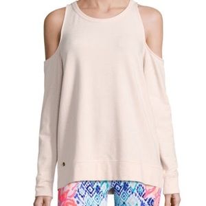 Lily Pulitzer Open Shoulder Sweatshirt
